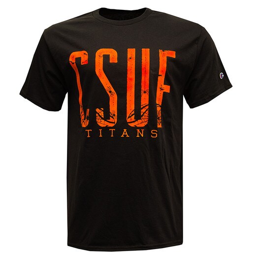 Champion CSUF Halloween Spiders Tee - Black